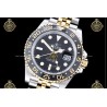 GMT-Master II 40MM 126713GRNR 904L Wtd YG/SS/CER/JUB Black/Dot QF QF3285-FS
