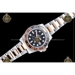 GMT-Master II 40MM 126711CHNR 904L Wtd RG/SS/CER/OYS Black/Dot QF QF3285-FS
