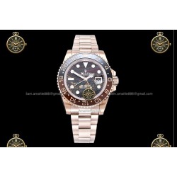 GMT-Master II 40MM 126715CHNR 904L Wtd RG/CER/OYS Tiger Iron/Cot QF QF3285-FS