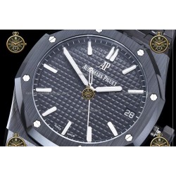 Royal Oak Ina & Co 15500 CER/CER Black/Stk ZF A4302-FS
