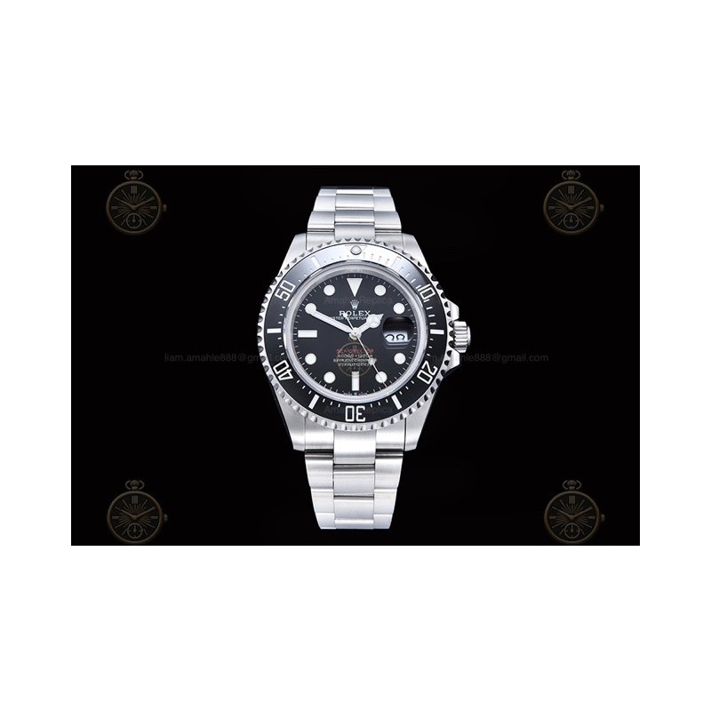 SeaDweller 126600 43mm 904L SS/SS/CER Black/Dot GMF VR3235