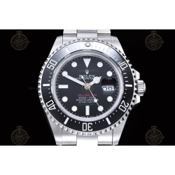 SeaDweller 126600 43mm 904L SS/SS/CER Black/Dot GMF VR3235