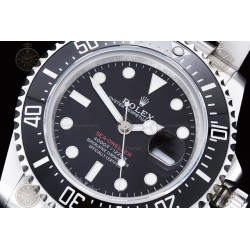 SeaDweller 126600 43mm 904L SS/SS/CER Black/Dot GMF VR3235