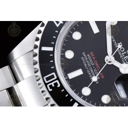 SeaDweller 126600 43mm 904L SS/SS/CER Black/Dot GMF VR3235