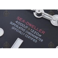 SeaDweller 126600 43mm 904L SS/SS/CER Black/Dot GMF VR3235