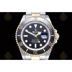 Seadweller 126603 43mm 904L YG-SS/CER Black/Dot GMF VR3235