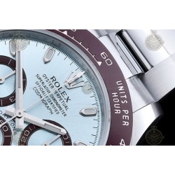 Daytona 116506 904L SS/SS/CER Ice Blue/Stk SWF V2 SH4130