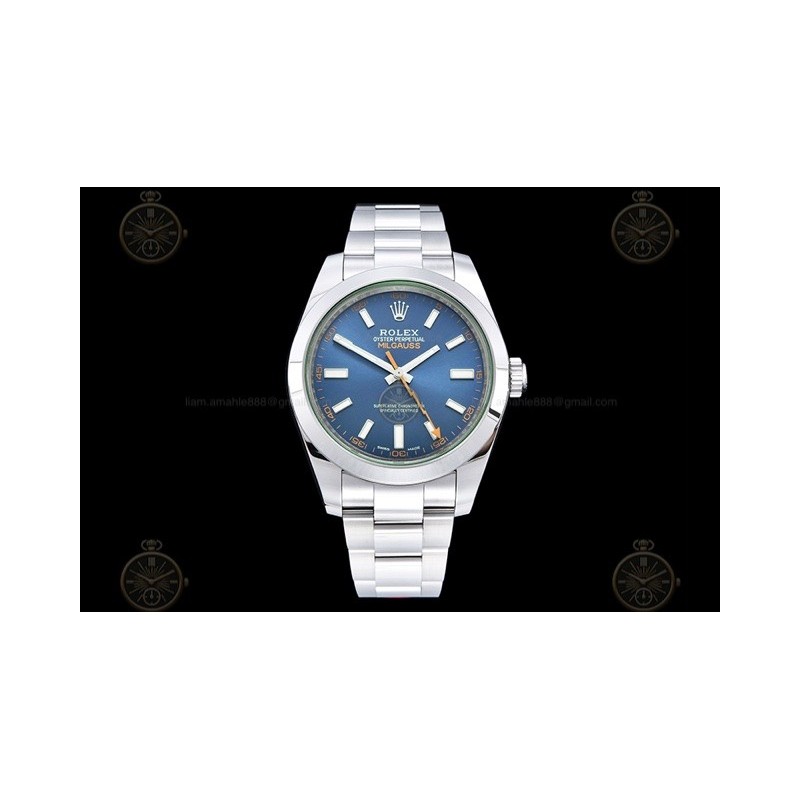 Milgauss 116400GV 904L SS Blue/Stk VSF VS3131