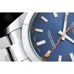 Milgauss 116400GV 904L SS Blue/Stk VSF VS3131