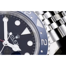 GMT-Master II 126710BLRO 904L SS/CER/Jub Black/Dot ZF SH3285