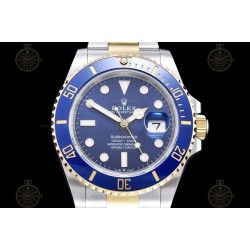 Submariner 126613LB 904L YG-SS/CER Blue/Dot EWE A3235