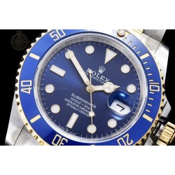 Submariner 126613LB 904L YG-SS/CER Blue/Dot EWE A3235