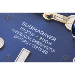 Submariner 126613LB 904L YG-SS/CER Blue/Dot EWE A3235