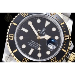 Submariner 126613LB 904L YG-SS/CER Black/Dot EWE A3235