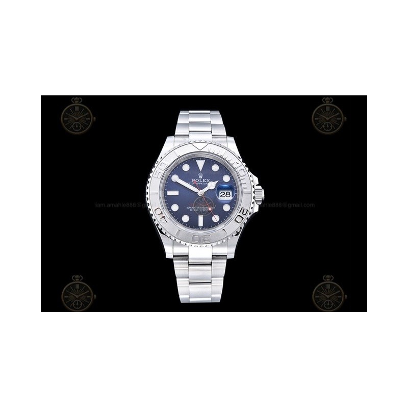 YachtMaster 40mm 126622 904L SS/SS Blue/Dot EWE A3235