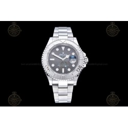 YachtMaster 40mm 126622 904L SS/SS Grey/Dot EWE A3235