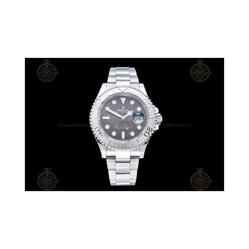 YachtMaster 40mm 126622 904L SS/SS Grey/Dot EWE A3235