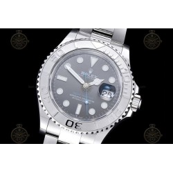 YachtMaster 40mm 126622 904L SS/SS Grey/Dot EWE A3235