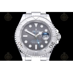 YachtMaster 40mm 126622 904L SS/SS Grey/Dot EWE A3235