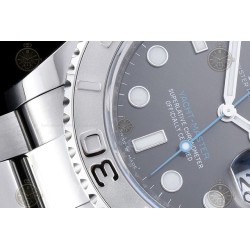 YachtMaster 40mm 126622 904L SS/SS Grey/Dot EWE A3235