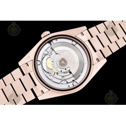 Day-Date 40mm 904L RG/Flt/Pres Stripe Pink/Stk GMF A2836