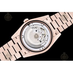 Day-Date 40mm 904L RG/Flt/Pres Stripe Pink/Stk GMF A2836