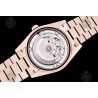 Day-Date 40mm 904L RG/Flt/Pres Stripe Pink/Stk GMF A2836