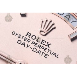 Day-Date 40mm 904L RG/Flt/Pres Rose Gold/Stk GMF A2836