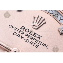 Day-Date 40mm 904L RG/Flt/Pres Rose Gold/B.Dia GMF A2836