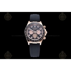 Daytona 116505 RG/RU/CER Black/Gold/Diam GDF A3836