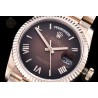 Day-Date 36mm Wtd 904L RG/Flt/Pres Ombre Brown/Rmn/Stk QF VR3255