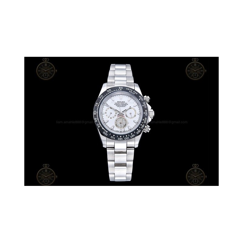 Daytona 126509 SS/SS/CER White/Stk GDF A3836