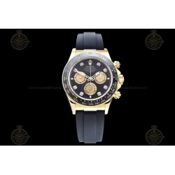 Daytona 126518LN 904L YG/CER/RU Black/Gold/Dia ESF A4131