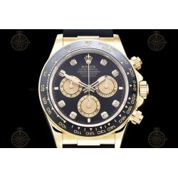 Daytona 126518LN 904L YG/CER/RU Black/Gold/Dia ESF A4131