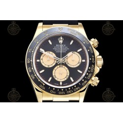 Daytona 126518LN 904L YG/CER/RU Black/Gold/Stk ESF A4131