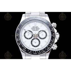 Daytona 126500 SS/CER/SS White/Stk ESF A4131