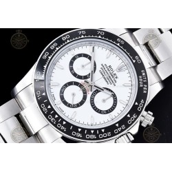 Daytona 126500 SS/CER/SS White/Stk ESF A4131