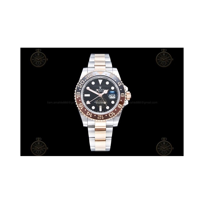 GMT-Master II 126711CHNR 904L RG/SS/CER/Oys Black/Dot EWE SH3285 CHS