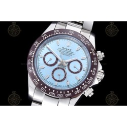 Daytona 126509 SS/SS/CER Ice Blue/Stk GDF A3836