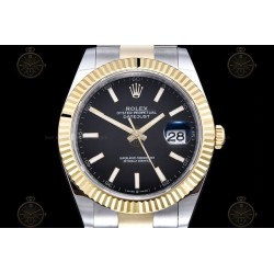 Datejust 41mm 126333 904L YG/SS/Flt/Oys Black/Stk EWE A3235