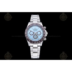 Daytona 126509 SS/SS/CER Ice Blue/Stk GDF A3836