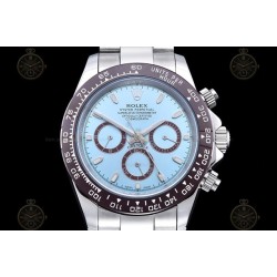 Daytona 126509 SS/SS/CER Ice Blue/Stk GDF A3836