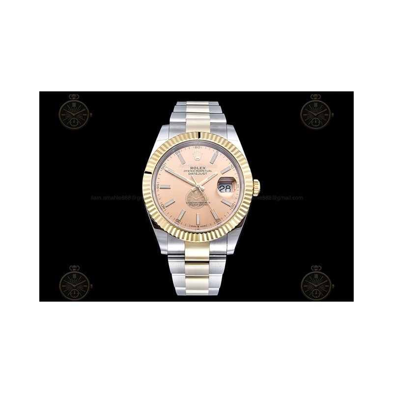 Datejust 41mm 126333 904L YG/SS/Flt/Oys Gold/Stk EWE A3235