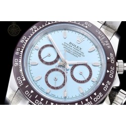 Daytona 126509 SS/SS/CER Ice Blue/Stk GDF A3836