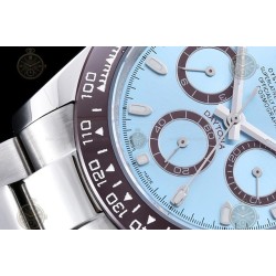 Daytona 126509 SS/SS/CER Ice Blue/Stk GDF A3836