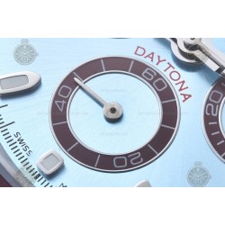 Daytona 126509 SS/SS/CER Ice Blue/Stk GDF A3836