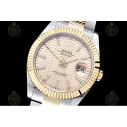 Datejust 41mm 126333 904L YG/SS/Flt/Oys Honeycomb Gold/Stk EWE A3235