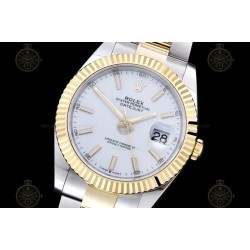 Datejust 41mm 126333 904L YG/SS/Flt/Oys White/Stk EWE A3235