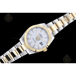 Datejust 41mm 126333 904L YG/SS/Flt/Oys White/Stk EWE A3235