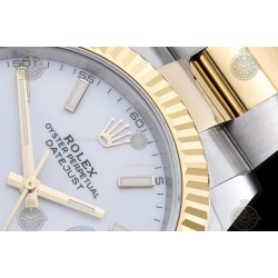 Datejust 41mm 126333 904L YG/SS/Flt/Oys White/Stk EWE A3235